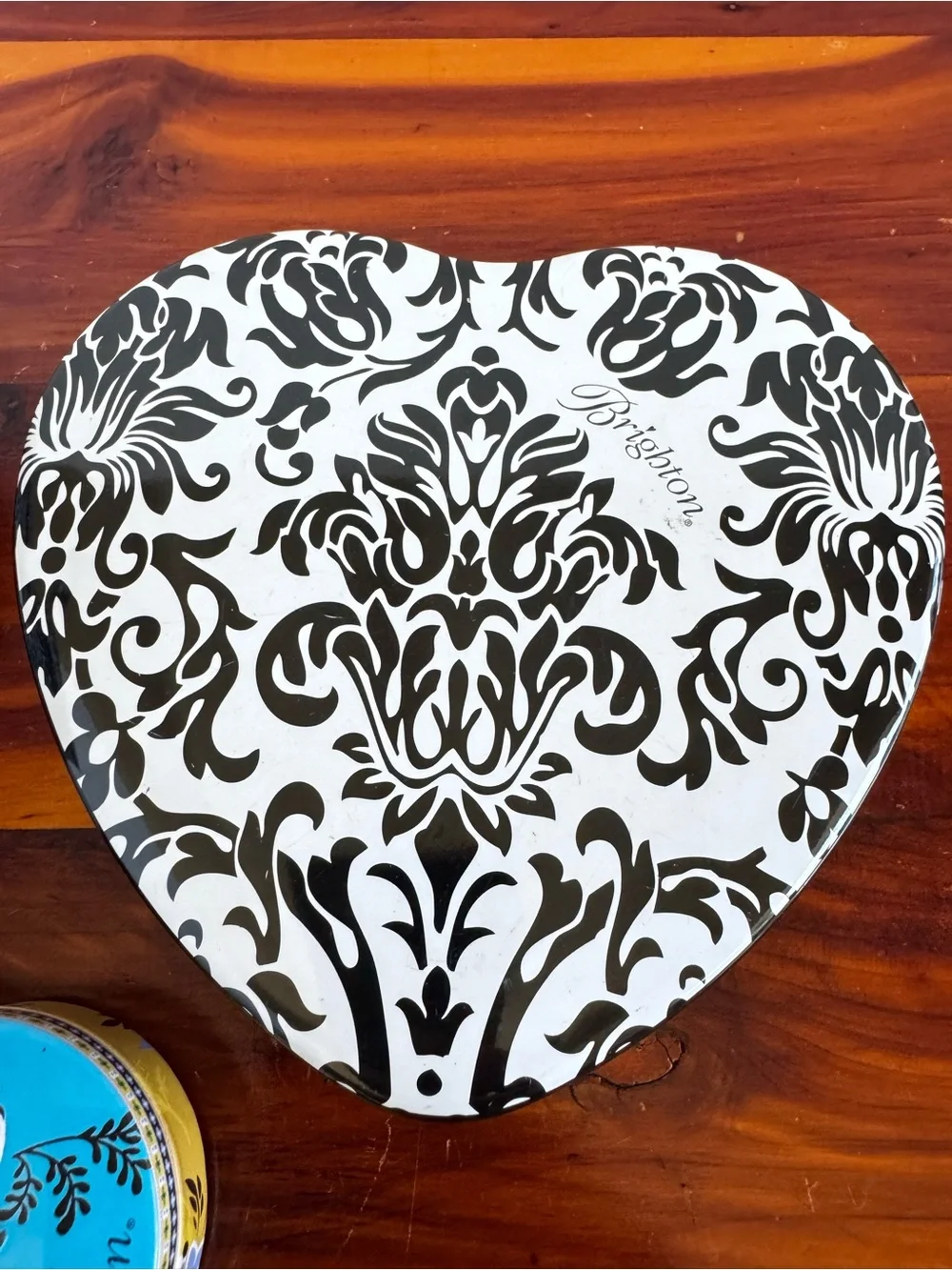 Brighton Heart Tin Box Lot of 3 Jewelry Keepsake Storage Boxes